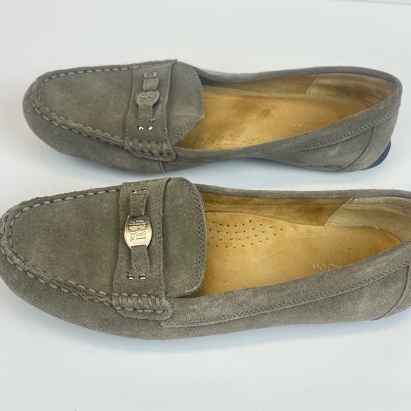 G.H. Bass & Co Beamer Penny Loafers Shoe Size 8.5M Gray Suede - Picture 7 of 13
